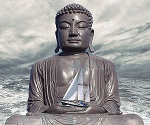 Buddha and a Boat by Dyana Wells